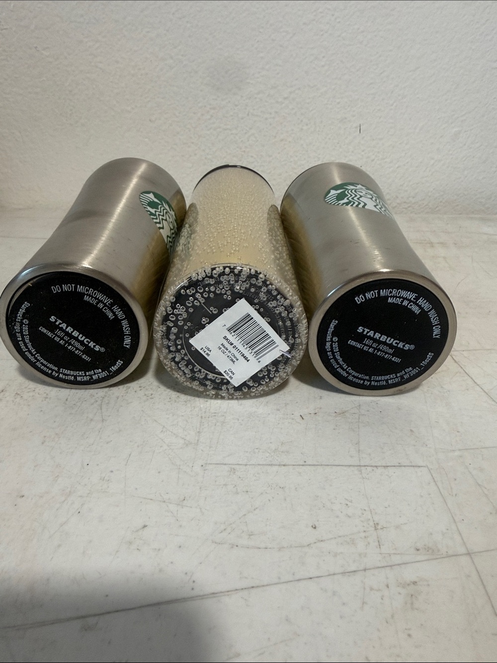 3 new Starbucks Tumblers for hot drinks. 16oz - Picture 2 of 3